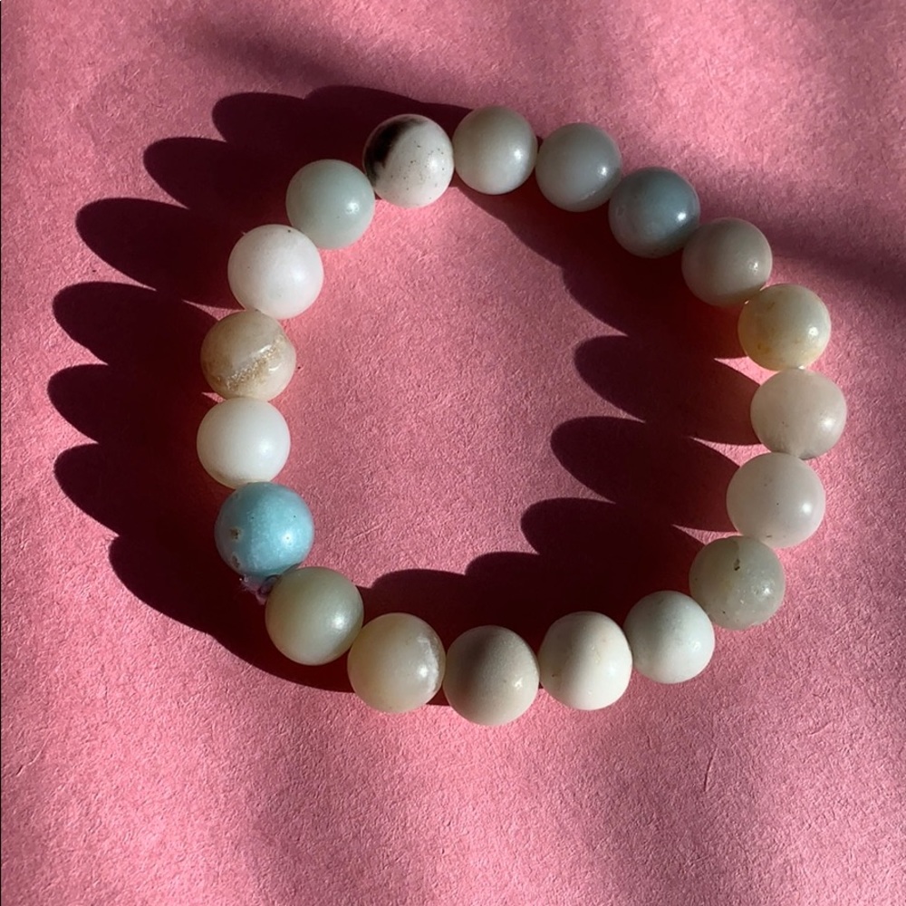 sage/cream bracelet